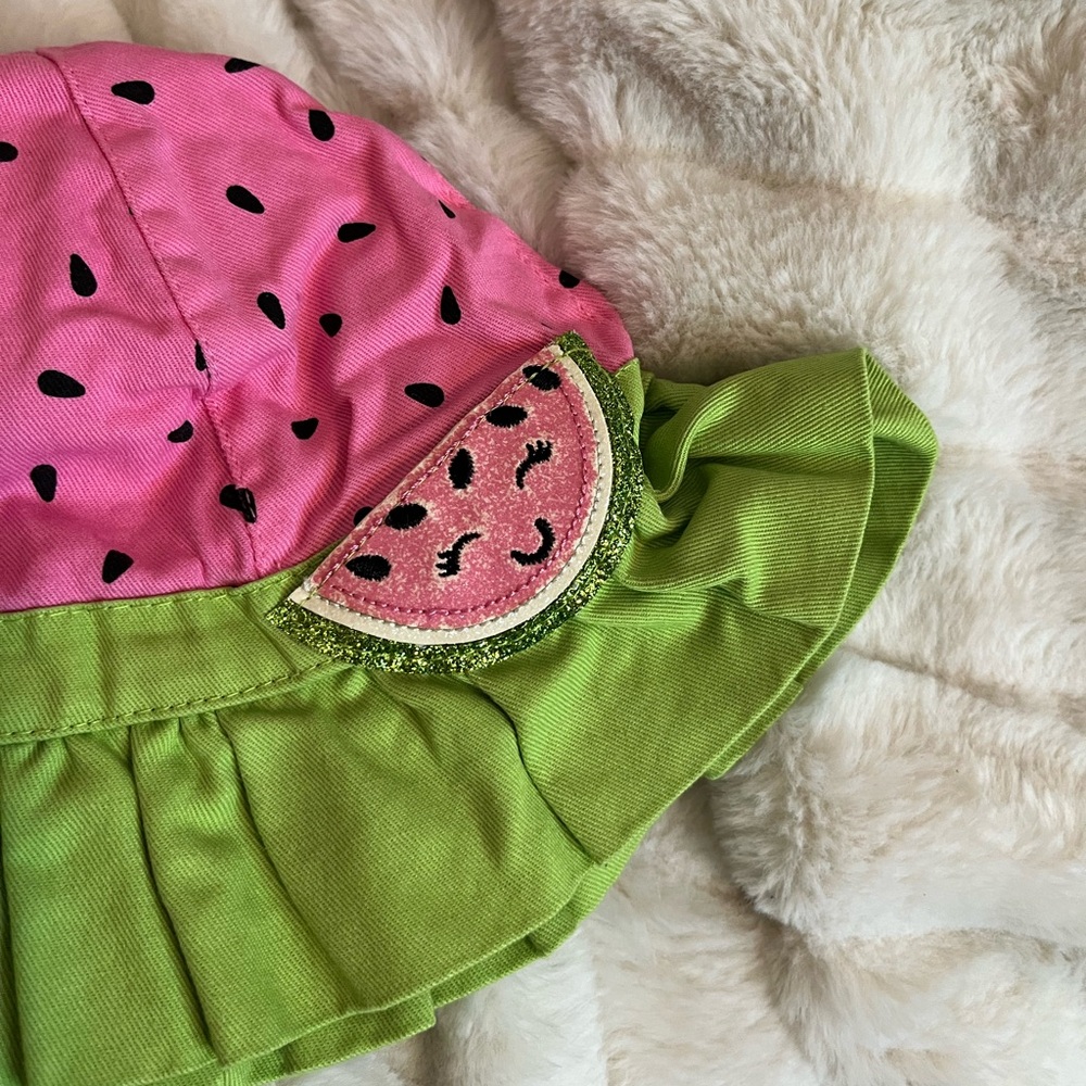 Children’s Place 3T-5T Watermelon Sun Hat Summer Spring Vacation Tropical Beach